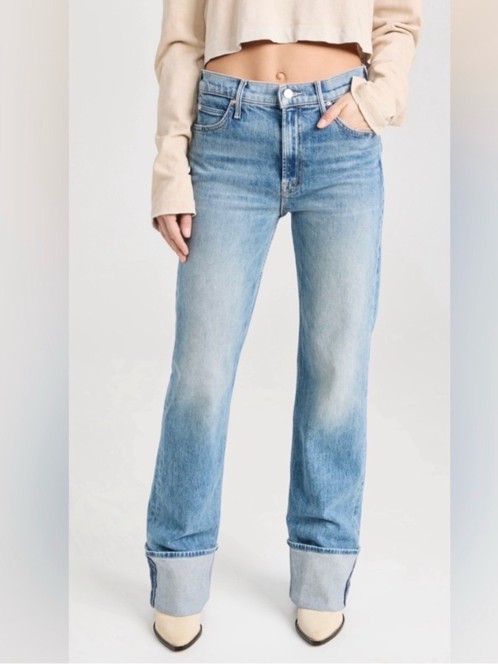 MOTHER Duster Skimp Cuff in Horsin Around 27